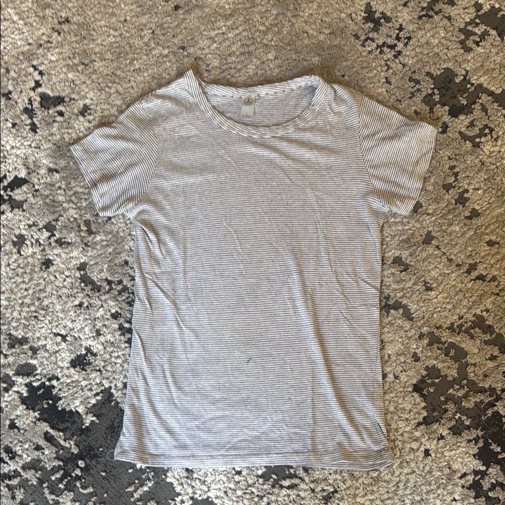 Universal Thread Black and White Striped Tee